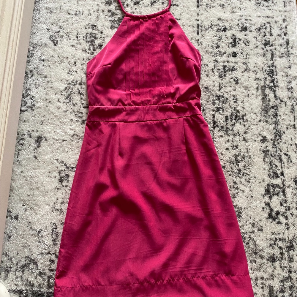 SOLD PRIVATELY - Banana Republic Pink Halter Dress